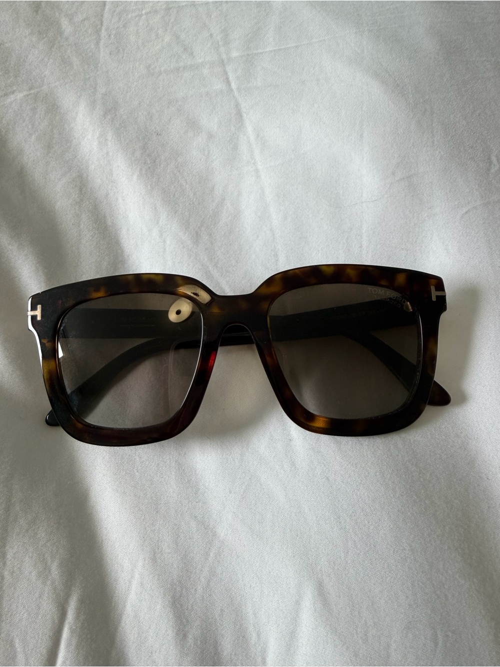 Tom Ford Sari TF690 Tortoiseshell Sunglasses - Tortoise & Dark Brown Lenses